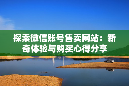 探索微信账号售卖网站：新奇体验与购买心得分享