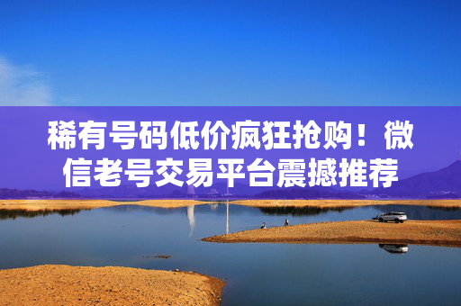 稀有号码低价疯狂抢购！微信老号交易平台震撼推荐